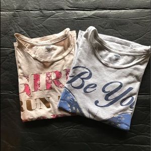2 pack girls t-shirts size XL